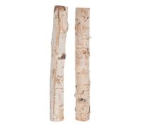 KJHBV 2 Pezzi Tronchetti Legno da Ardere in Legno Naturale per Decorazioni Natalizie Rustiche, Affidabili per Eventi a Tema e Artigianato Creativo