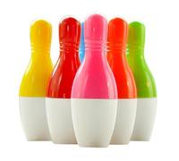 KJHBV 20 Penne a Sfera Retrattili per Studenti, Materiale Plastico, Design a Forma di Palla da Bowling, Scrittura Extra Liscia, Accessorio Divertente la Scuola Colore Colore Casuale