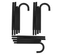 KJHBV 3 Pezzi Bastoni da Scena Neri in Plastico Leggeri per Performances Teatrali e Feste Accessori Cosplay Classici