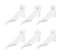 KJHBV 50 Set di Clip Fissaggio per Lampade a Soffitto LED in Plastica Bianca, Accessori Resistenti per Plafoniere Protezione da Espansione Termica