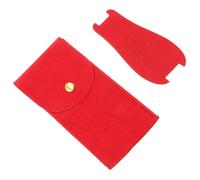 KJHBV Borsa Custodia Orologio Chiusura in Viaggio Flanella Scatto Rossa Protettiva Imbottitura Interna Pratica Bracciali e Smartwatch