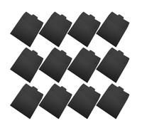 KJHBV Buste di Carta Nere Eleganti e Semplici per CD 50 Resistenti e Leggere e Utilizzo come Cartelle o Sacchetti per Qualsiasi Occasione