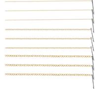 KJHBV Catena Moda Oro Alluminio in per e Design Clip Chioma 9 Punk alla Fissaggio Stabile Donne e Ragazze