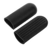 KJHBV Copertura protettiva in silicone per cavalletto laterale scooter elettrico, resistente all’usura, nero, 2 pezzi, supporto piede