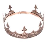KJHBV Corona da Uomo in Metallo Semplice e Decorativa, Fascia Chioma Pratica per Teatro e Feste, Accessorio Vintage per Chioma Maschili Elegante e Funzionale