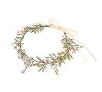 KJHBV Coroncina Accessorio Leggero per e Versatile Floreale a Forma di V in Plastica e Resina Esotico Naturale e Feste