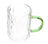 KJHBV da Caffè Resistente al Calore e Antiscivolo Classico in Vetro Borosilicato Verde Manico Classico e Pratica per Quotidiano Domestico