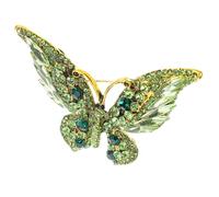 KJHBV Farfalla Accessorio di Bigiotteria Fermaglio in Lega Verde Design Raffinato Abiti e Sciarpe per Donna