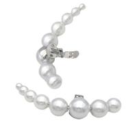 KJHBV Fermagli per Scarpe Donna Perle Sintetiche, Clip Staccabili per Scarpe Basse e Décolleté, Accessori Decorativi Eleganti per Tacchi, Ballerine e Stivali, Confezione da 1 Paio,