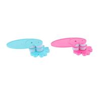 KJHBV Macchina Crimpatrice per Carta per Quilling 2 Pezzi Forma a Onda, Plastico Resistente, Facile da Usare e Comoda da Impugnare, per Origami e Uso Professionale