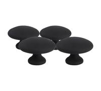 KJHBV Massaggiatore in Pietra Nera 4 Pezzi per Gua Sha Corpo Compatto e Portatile per Relax On-the-go e Uso Domestico