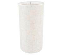 KJHBV Paralume e Buona Stabilità Base E27 Cilindrico in Lino Beige Struttura Robusta per Lampade da Terra e Lampadari per Arredamento Casa