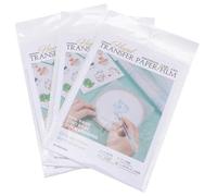 KJHBV Pellicola Idrosolubile per Ricamo Stabilizzatore Strappabile in Carta PVA Bianca, Supporto Stabile per Progetti DIY su Cappelli da Baseball e Grembiuli
