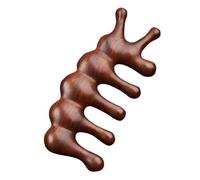 KJHBV Pettine Massaggiante in Legno Denti Larghi per Capelluto e Corpo Comb Acupoint Antistatico per Stimolazione e Circolazione per Capelli Fini e Fragili Regalo per Famiglia e Amici