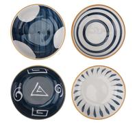 KJHBV Piatti per Salsa Colore Casuale Set 4 in Resistenti alle Macchie e Non Facile da Invecchiare Ciotole per Immersione e Condimenti per Casa