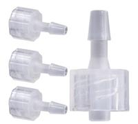 KJHBV Raccordi Filettatura Interna Compatibili Ago Luer Lock Set 8 3,2mm in Pp Resistenti Prodotti Chimici per Lavoro Industriale e Artigianale
