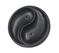 KJHBV Scatola di Inchiostro con per Inchiostro a Forma Tai per Studenti in Plastica Nero con Coperchio Resistente per Pittura e Disegno