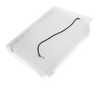 KJHBV Set da 1 Sacchetto per Pillole in Eva Bianco Formato A6 con Custodia Organizer per Pillole Buste Sigillabili per Viaggi e Uso Quotidiano