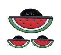 KJHBV Spille Cartoon Cocomero 3 Pezzi in Lega, Clip per Sciarpa Estiva, Resistenti e Portatili per Uso Quotidiano
