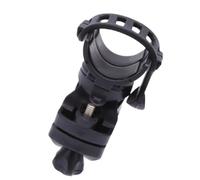 KJHBV Supporto 360 Bicicletta per Nero da Clip in Torcia Gomma Regolabile Rotante Gradi, Resistente e Facile da Usare per Campeggio e Ciclismo
