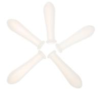 KJHBV Tappi Contagocce in Silicone Nero per Pipette Dosatrici da Laboratorio, 5 Pezzi Super Elasticità e Precisione Migliorata, per Esperimenti Scientifici Colore Casuale