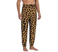 KJHBVND Pantaloni da jogging da uomo alla moda leopardi pelle prin pantaloni sportivi pantaloni della tuta casual jogger pantaloni lunghi da uomo, Stampa Pelle Leopardi, M