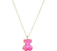 KJHFD Accessori la Orso per Donne, Argento Simpatico da Cartone Animato Animale, Collana gommosa, Gioielli, Fascino, Ragazze Panda, Artiglio