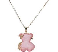 KJHFD Accessori la Orso per Donne, Argento Simpatico da Cartone Animato Animale, Collana gommosa, Gioielli, Fascino, Ragazze Panda, Artiglio