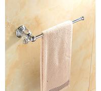 KJHFD Accessori Set: Supporto Doccia Ottone di Carta in Argento a Parete Porta della la Spazzola per Il Tuo Bagno