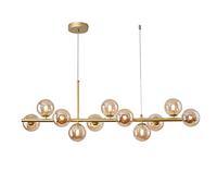 KJHFD Bordo Decorazione Boutique lineare soffitto molecolare Il Sospensione dell'11 lampadario metà secolo per la Fattoria della Sala da Pranzo del Soggiorno, Luce appesa (Lampada a LED