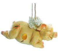 KJHFD Casetta per Gli Uccelli del Maiale Volante