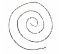 KJHFD Collana Sospensione Lunghezza Regolabile per Le Donne Gioielli Inossidabile Strato di Catena Laterale a Sfera in Acciaio