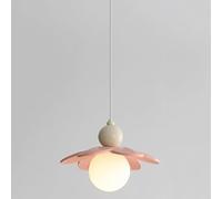 KJHFD Crema Panna Francese Faccia a Letto Leggero Tavolo da Pranzo di metà secolo Lampada sospesa Moderna Cartone Animato Nordico Bambini Decorazione la casa per Soggiorno