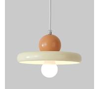 KJHFD del soffitto di Base lampadario Minimalista Francese, Lampada a Sospensione in Ferro da piattino Volante Creativo, Luce sospesa Decorativa per Il Ristorante Cafe Cucina (20 cm)