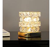 KJHFD Elegante Comodino scrivania da Tavolo in con Glorious Crystal Mo Creativo per la libreria del Soggiorno (Nessuna Lampadina)