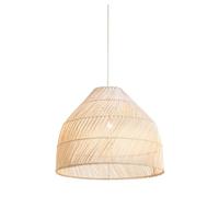 KJHFD Fattoria Bianca Spazzolata luci Rattan sopra Il soffitto di Vimini Intrecciati Isola Lampada a Sospensione della lampadario Moderno Boho costiera per la Sala Pranzo Camera da Letto Cucina