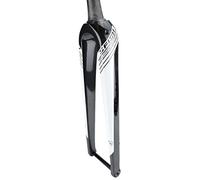 KJHFD Forcella Bici Full Carbon Fiber Rigida 700c Road Tapered Mountain Thru Axle 12x100mm Freno a Disco Anteriore (Colore : White)