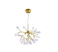 KJHFD Gold Sputnik lampadario Moderno semifulco Lussuosa Lampada lucciole di metà secolo Compatibile con Un Ristorante da Soggiorno Cucina Bar, Illuminazione Sospensione a soffitto