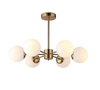 KJHFD INDUSTRO INDUSTRIK LAMAGGIO Sputnik Globe METALE Golden LAMPAGNO Accio di CIPPENTO Moderna SOLAGGI Sogno Passeggio Bambina Lima Luce Incontro (8 luci, 95x56 cm)