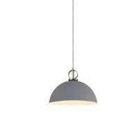 KJHFD Lampada in Metallo Cupola semicerchio, Illuminazione nordica Colorata per Sala Pranzo e Isola Cucina, Semplice Paralume a Sospensione, lampadario Industriale da Fattoria (Giallo, 11,8