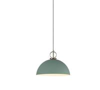 KJHFD Lampada in Metallo Cupola semicerchio, Illuminazione nordica Colorata per Sala Pranzo e Isola Cucina, Semplice Paralume a Sospensione, lampadario Industriale da Fattoria (Giallo, 11,8
