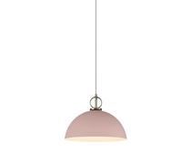 KJHFD Lampada in Metallo Cupola semicerchio, Illuminazione nordica Colorata per Sala Pranzo e Isola Cucina, Semplice Paralume a Sospensione, lampadario Industriale da Fattoria (Giallo, 11,8