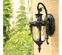 KJHFD Lampada scrivania a Verso l'Alto Antico Look, Luce Parete Esterna in Alluminio per Patio da Giardino Esterno (B)