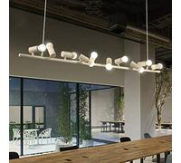KJHFD Lampada Sospensione Affermazione Creative Restauranti per Camera da Letto Luci 10Bird, Teste+3 W Colore a LED 8 Senza
