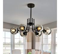 KJHFD Lampadari Sputnik 6 luci di Vetro soffitto Metallo Moderno lampadario a Montaggio Semi-Filo Letto per la Camera da Pranzo Cucina in Cina, Luce sospesa