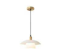 KJHFD Lampadella 1 Luce a Ciondolo Vetro Interno, del soffitto in Ottone Domestico, Moderna Camera da Letto Balcone corridoio Cucina Isola sospesa Lampada