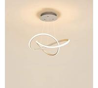 KJHFD Lampadiers, Nordic LED Creative Regolabile Dimmettibile Dimpabile Dropergligenza Commerciale Decorazione Mostra Il lampadario Acrilico Variabile Lampada Penda per Risparmio energetico (White -