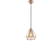 KJHFD Lampadino Artistico Ferro postmoderno Light Nordic Hanging Lamp a soffitto Minimalista Il Ristorante Café per la Camera da Letto - Elegante apparecchio di Illuminazione Interno