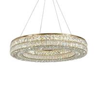 KJHFD Lampone Rotondo a LED Oro Colore in Argento mutevole Montare Il del soffitto, lampadario