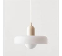 KJHFD Luci a Sospensione della Fattoria Vetro Latte Lampada sospesa del soffitto di metà secolo la Cucina in e Nero, Moderno lampadario Contemporaneo per Camera da Letto, corridoio (Colore: +.)